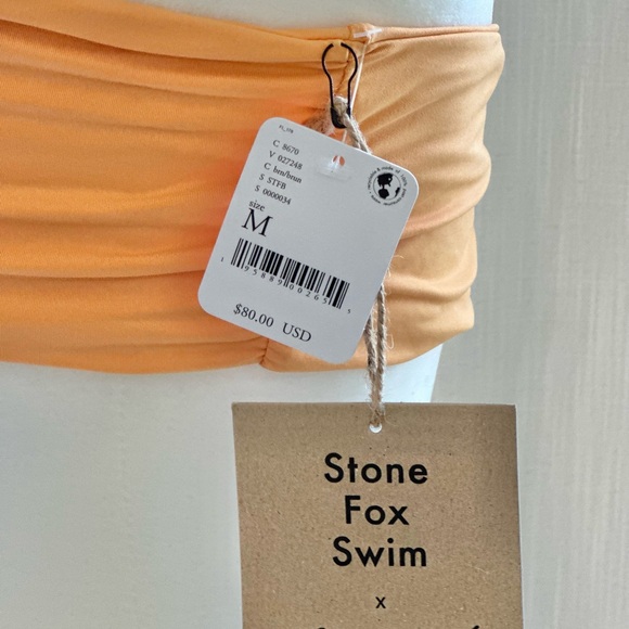 Brand New Stone Fox Swim x Free People Tie Front Bikini Set - Picture 4 of 6